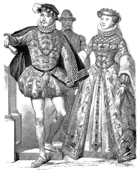 Франция 16 век одежда дворян