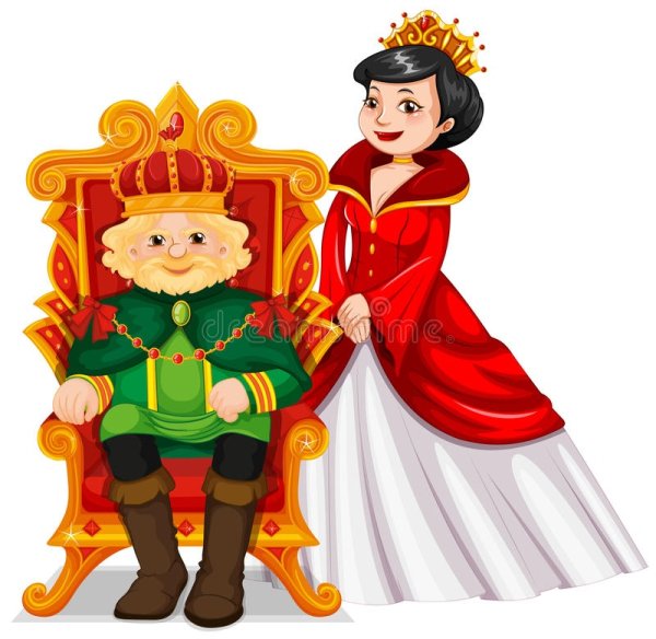 Король и Королева мультяшные