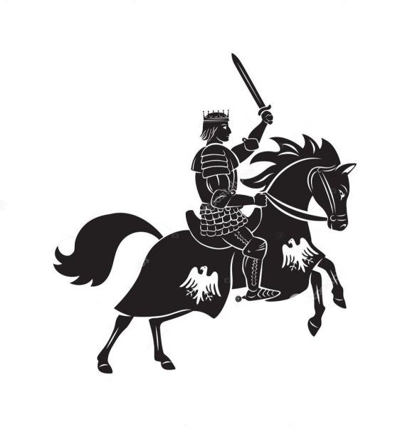 Геральдика рыцарь на коне