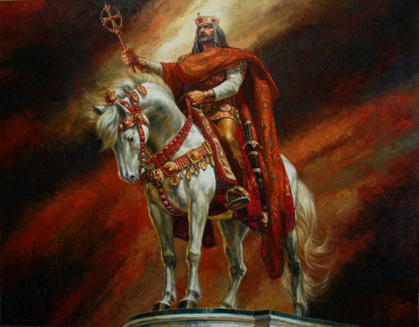 Александр Невский князь на коне