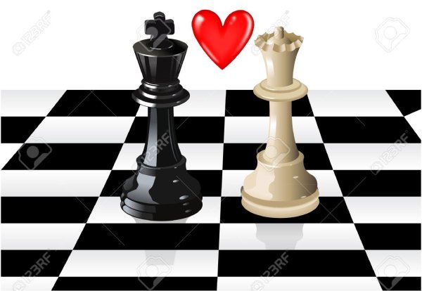 Рисунки король на шахматной доске