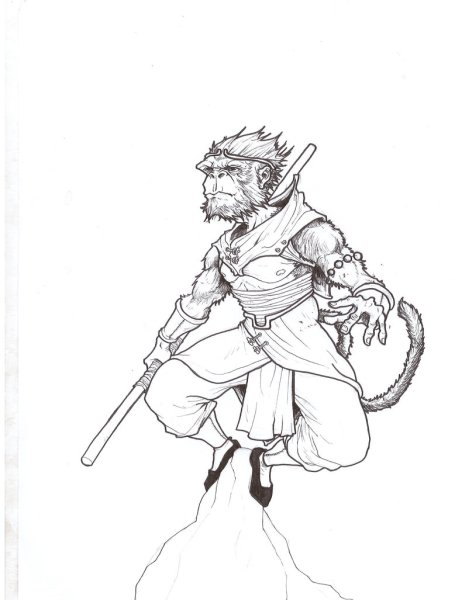 Monkey King Dota 2 рисунок