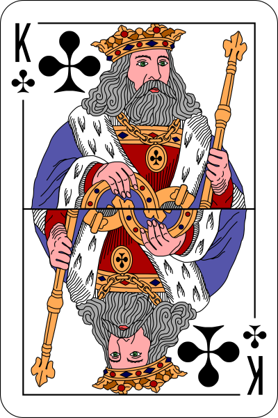 Игральные карты Король Треф