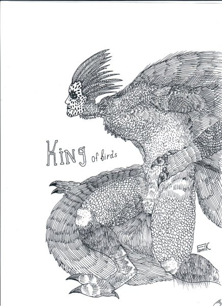 Рисунок короля и птицы