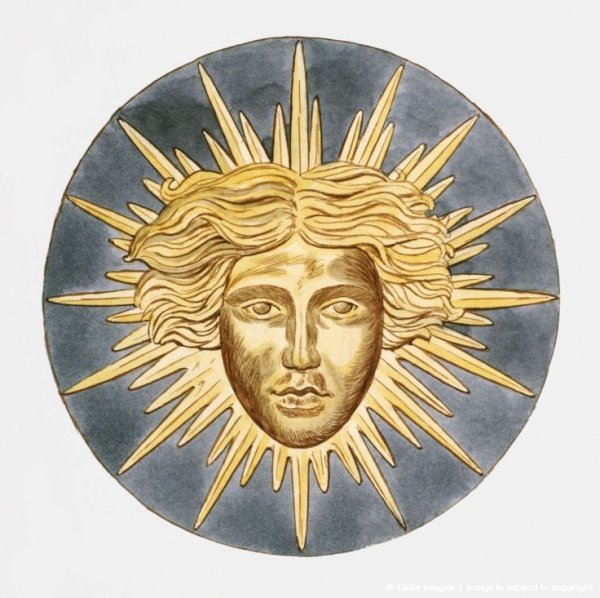 Эмблема короля-солнце Людовика XIV