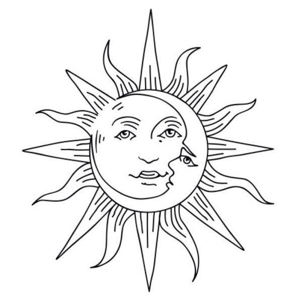 Татуировки с изображением солнца