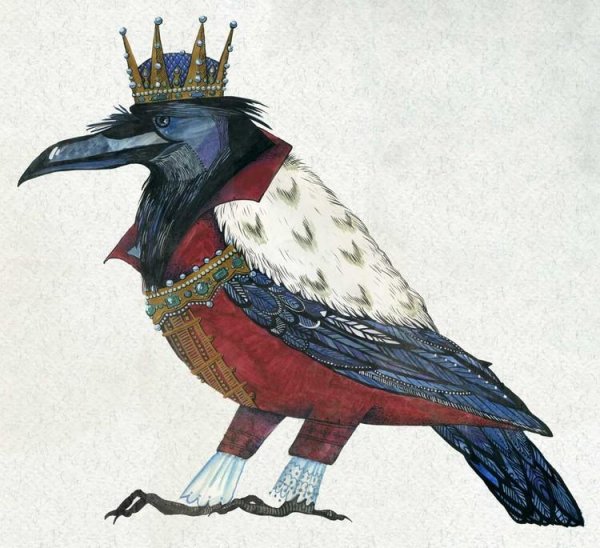 Птица с короной
