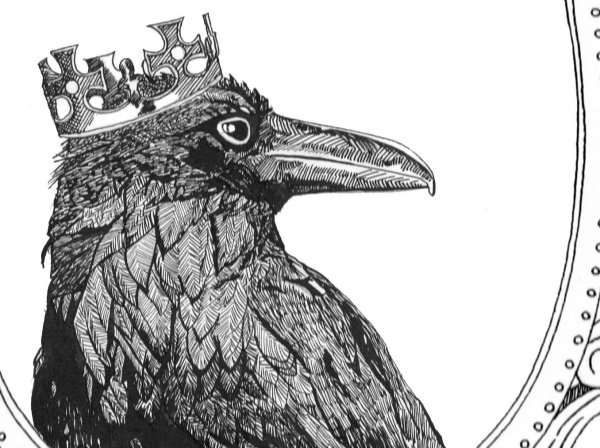 Ворона с короной