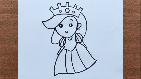 Как нарисовать Королева