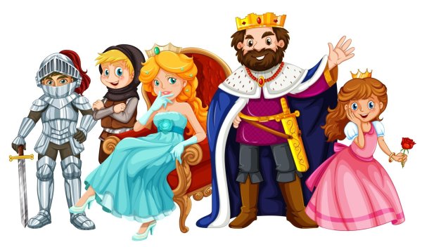 Рыцари и принцессы для детей