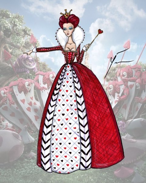 Платье Червонной королевы