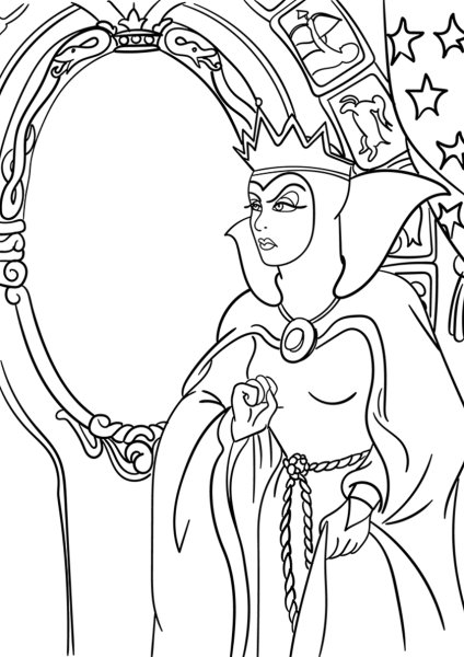 Рисунки королева с зеркалом