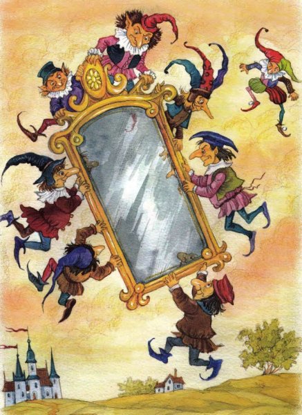 Зеркало тролля из сказки Снежная Королева