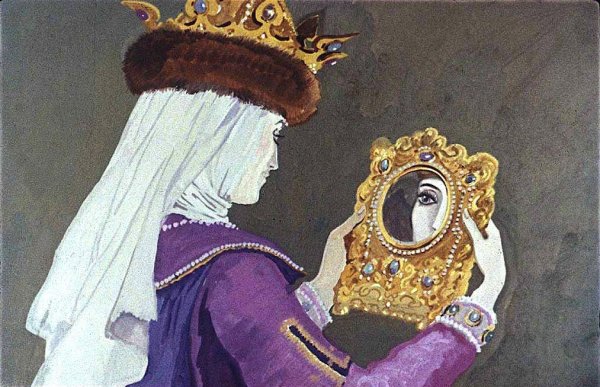 Сказка о мёртвой царевне и семи богатырях зеркальце