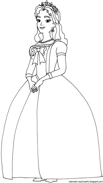 Принцесса Эмбер рисунок