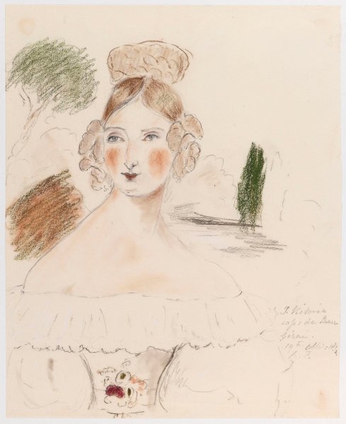 Рисунки которые рисовала королевы Виктории