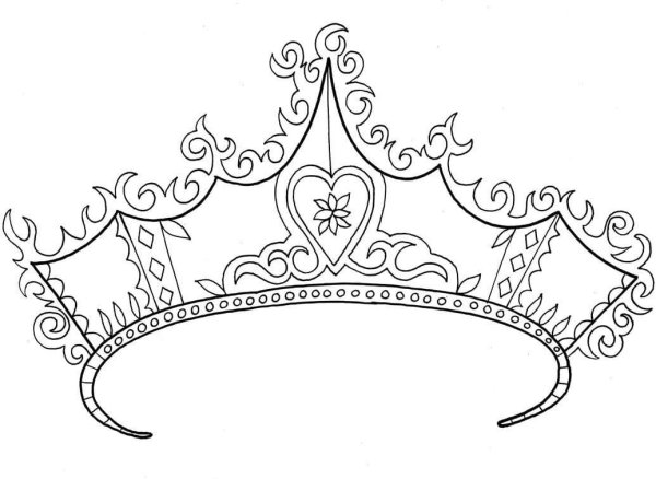 Тиара диадема корона выкройка