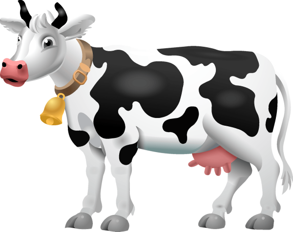 Рисунки корова робот