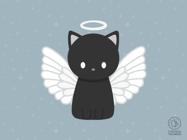 Кошка ангел