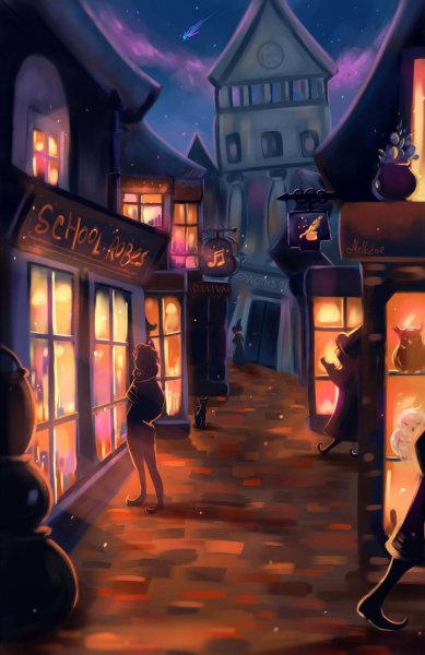 Косой переулок из Гарри Поттера арт