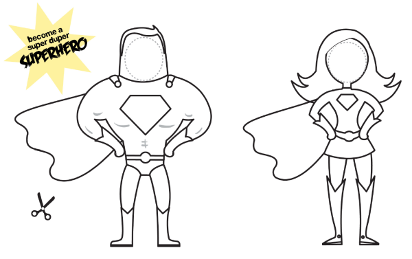 Детские рисунки супергероев