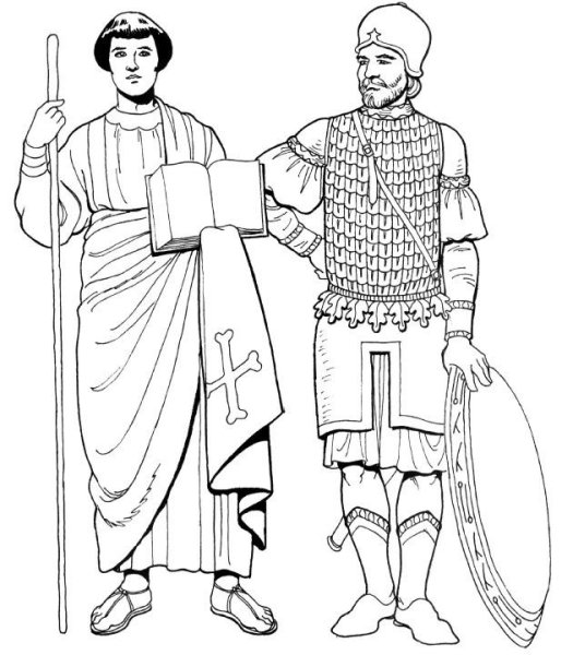 Византийская одежда средневековья