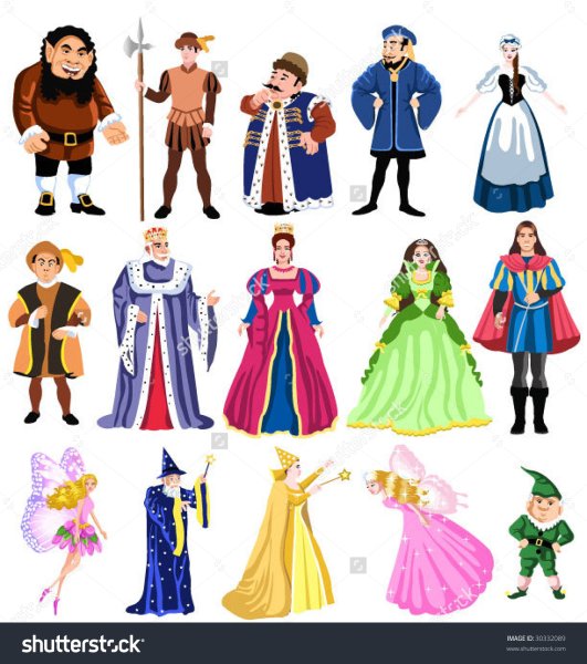 Рисунки костюмы сказочных персонажей