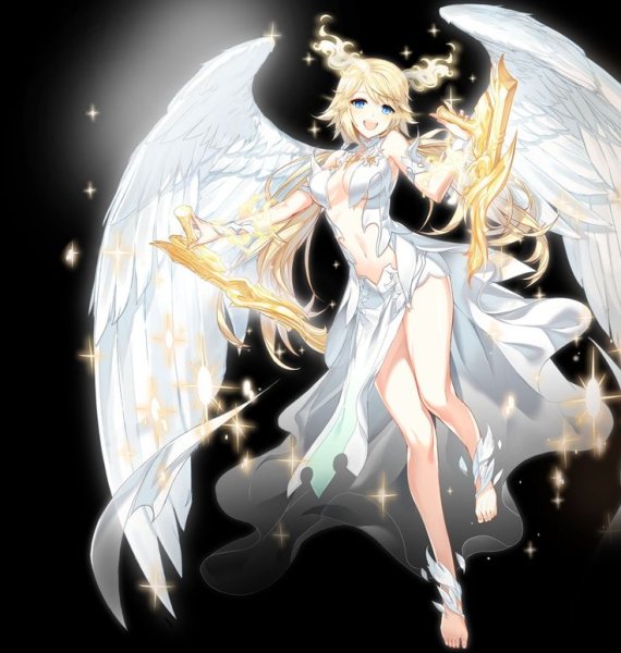 Аниме персонажи ангелы