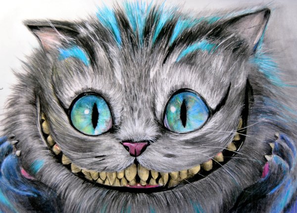 Алиса в стране чудес Чеширский кот рисунок
