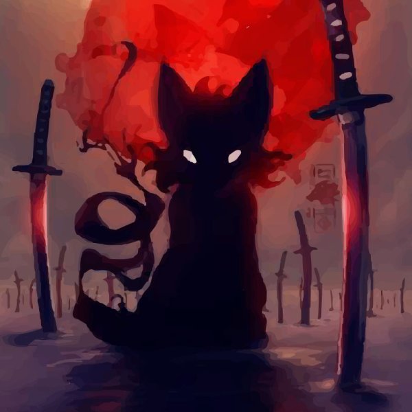 Кошка демон аниме