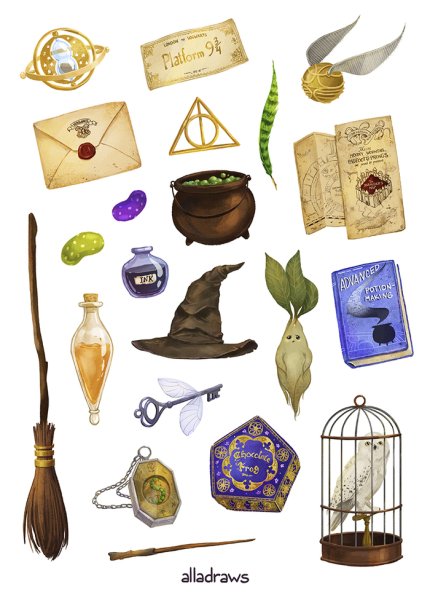 Гарри Поттер символы предметы