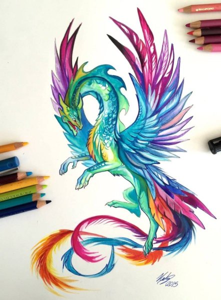 Красивые рисунки для срисовки цветные