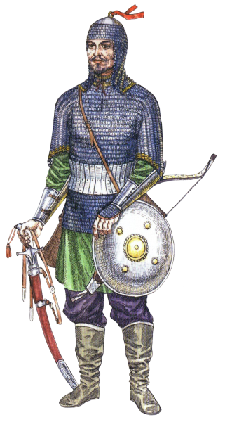 Татарский воин Сибирского ханства