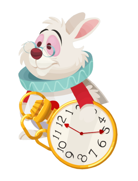 Алиса в стране чудес часы кролика