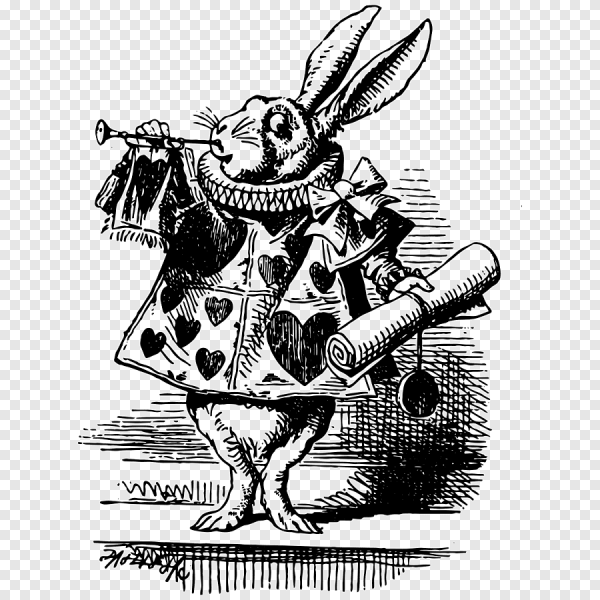 Алиса иллюстрации Джона Тенниела кролик