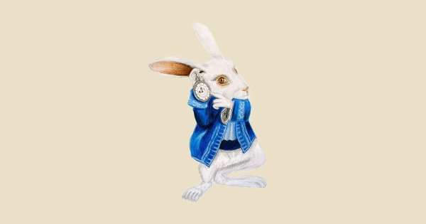 Кролик из Алисы в стране чуде