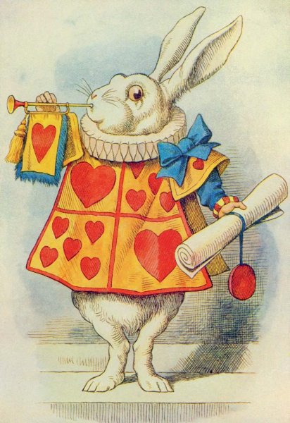 Алиса в стране чудес Льюис Кэрролл белый кролик