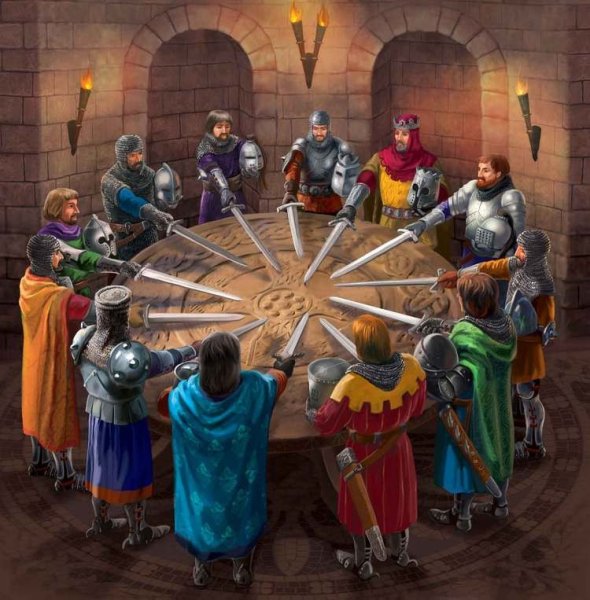 Легенда о короле Артуре и рыцарях круглого стола