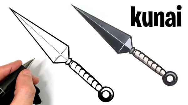 Нож кунай из стандофф 2