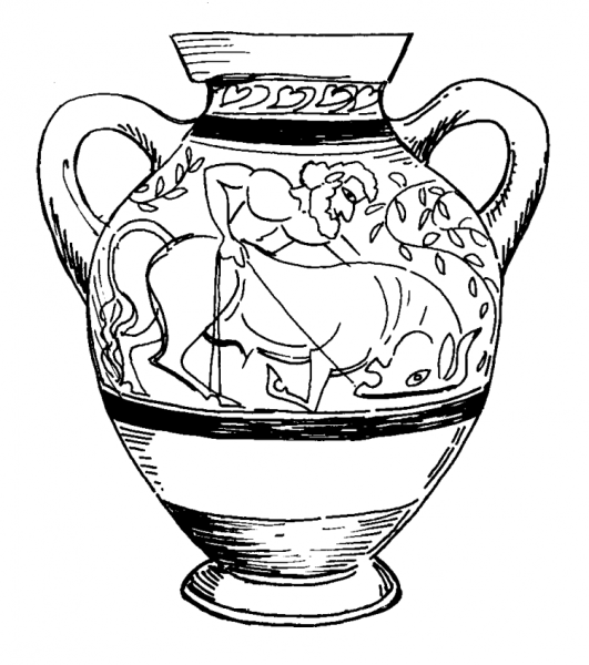 Рисунок Амфоры древней Греции