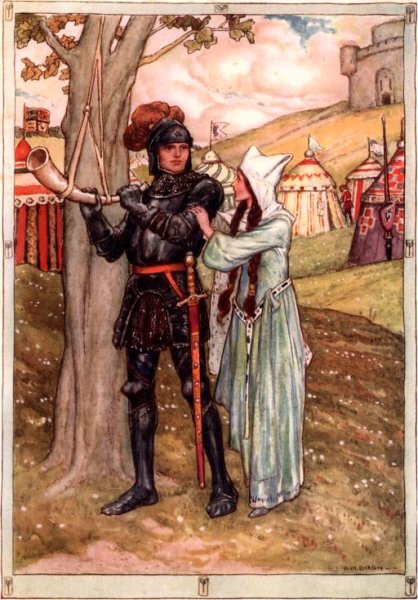 Легенда о короле Артуре иллюстрации