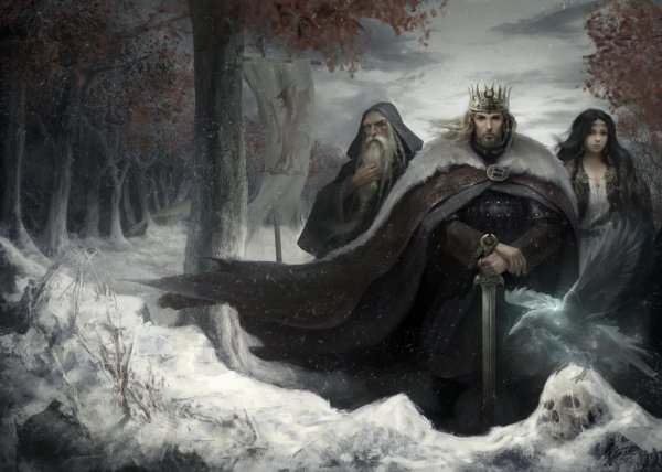 Король Артур и Мерлин картины