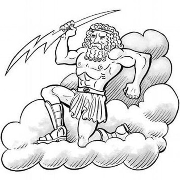 Миф Греции Зевс рисунок