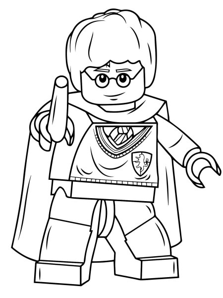 Рисунки Гарри Поттер лего
