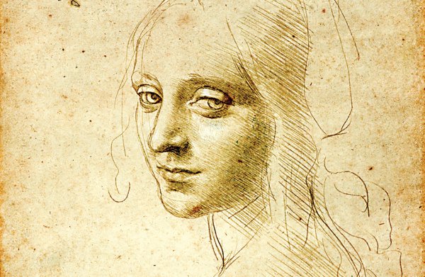 Портреты сангиной Леонардо да Винчи