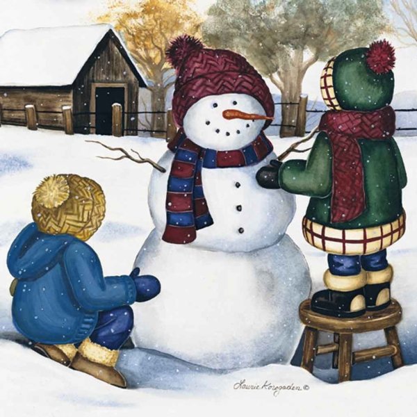 Снеговик для детей