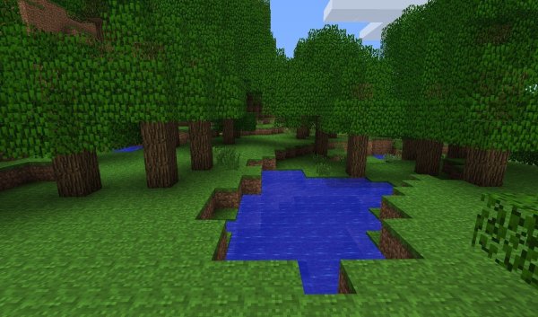 Minecraft биом лес