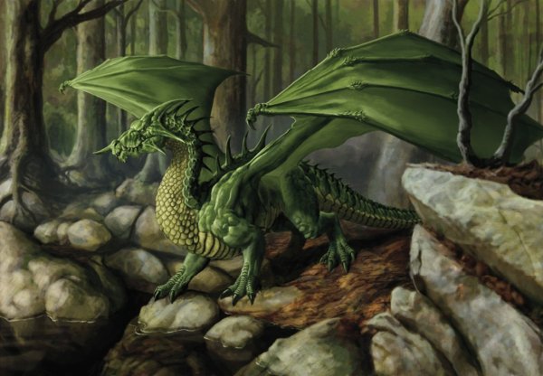 Валлийский зеленый дракон Гарри Поттер