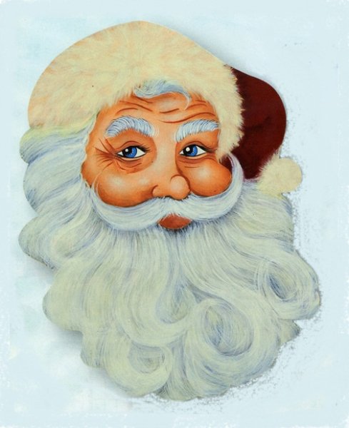 Лицо Деда Мороза