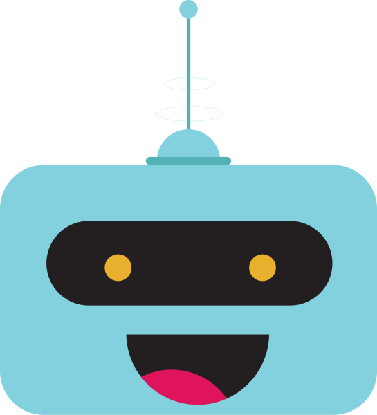 Голова мультяшного робота